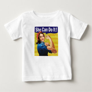 Kamala Harris She Can Do It Baby Fine Jersey T-shirt