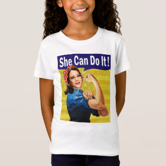 Kamala Harris She Can Do It Girls' Fine Jersey T-Shirt