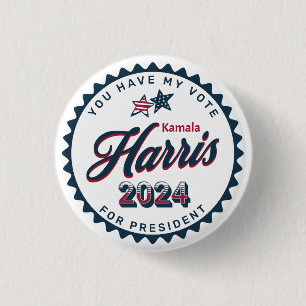 Kamala Harris Sie haben eine kleine Stimme Button