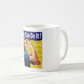 Kamala Harris Sie kann es tun! Mug Kaffeetasse (VorderseiteRechts)