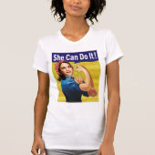 Kamala Harris Sie kann es tun! T-Shirt (Vorderseite)
