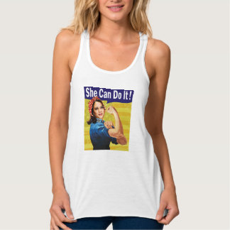 Kamala Harris Sie kann es tun! Tank Top