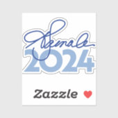 Kamala Harris Signature 2024 Aufkleber (Blatt)