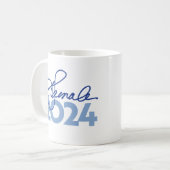 Kamala Harris Signature 2024 Kaffeetasse (Vorderseite Links)