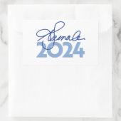 Kamala Harris Signature 2024 Rechteckiger Aufkleber (Tasche)