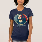 Kamala Harris Signature Portrait T-Shirt (Vorderseite)