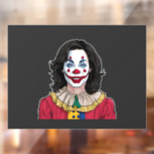 Kamala Harris Spooky Halloween Clownwahl 2024 Fensteraufkleber (Blatt 2)
