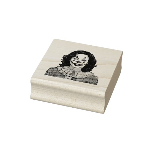Kamala Harris Spooky Halloween Clownwahl 2024 Gummistempel (Stempel)