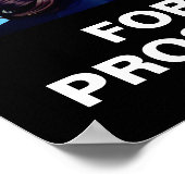 Kamala Harris Staatsanwalt Trump Felon Poster (Ecke)