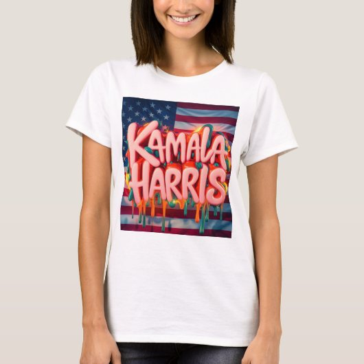 Kamala Harris - Stärkung des T - Shirt Wandel (Vorderseite)