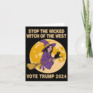Kamala Harris stoppt die verheerte Hexe des Westen Karte