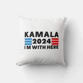 Kamala Harris Support Pillow Kissen