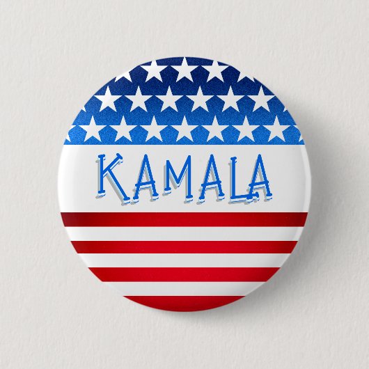 Kamala Harris Supporter Freiwilliger Fans von benu Button (Vorderseite)
