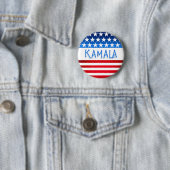 Kamala Harris Supporter Freiwilliger Fans von benu Button (Beispiel)