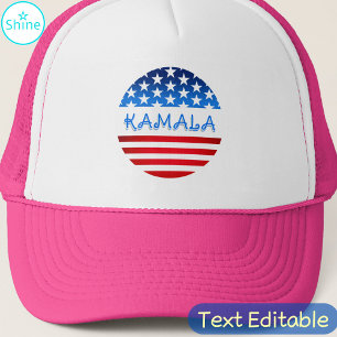 Kamala Harris Supporter Volunteers Demokraten SWAG Truckerkappe
