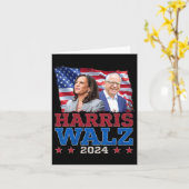 Kamala Harris T Karte (Gelbe Blume)