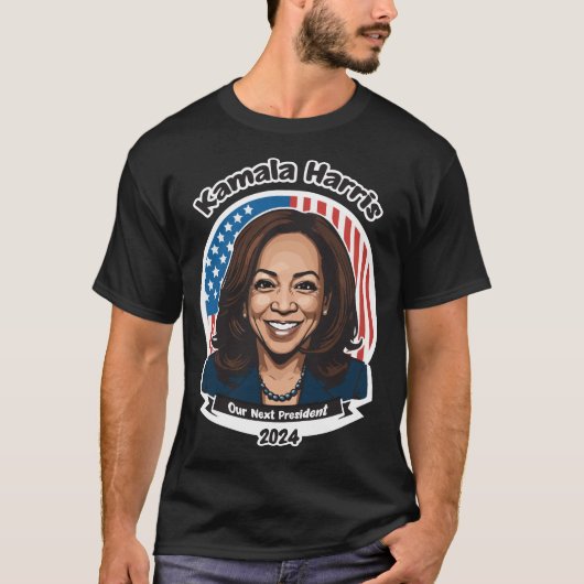 Kamala Harris T Shirt (Vorderseite)