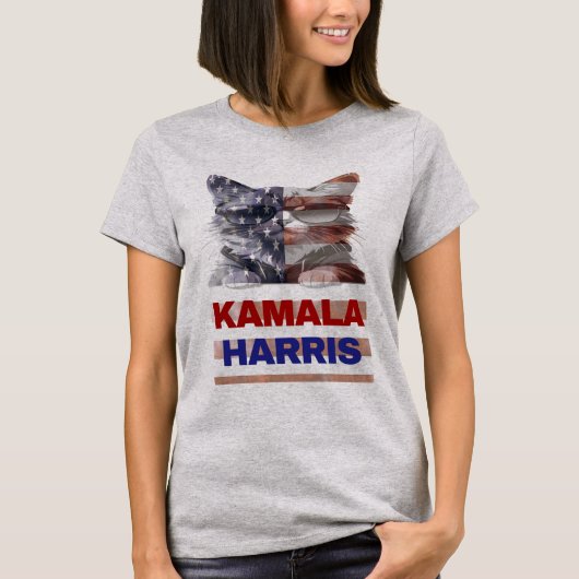 Kamala Harris. T-Shirt (Vorderseite)