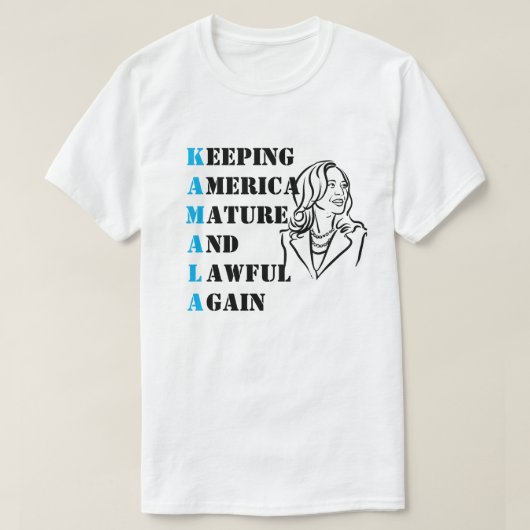Kamala Harris T - Shirt (Design vorne)