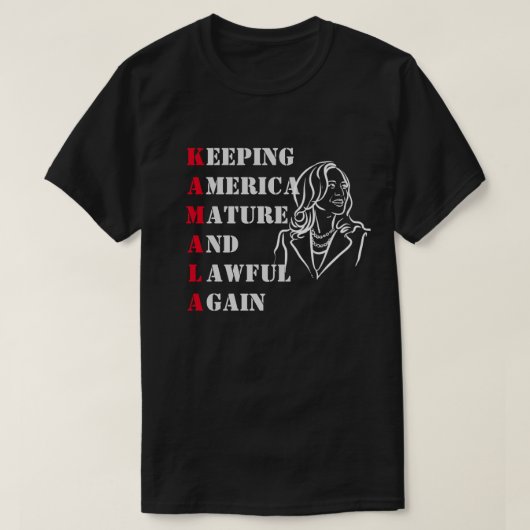 Kamala Harris T - Shirt (Design vorne)