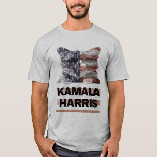 Kamala Harris. T-Shirt (Vorderseite)