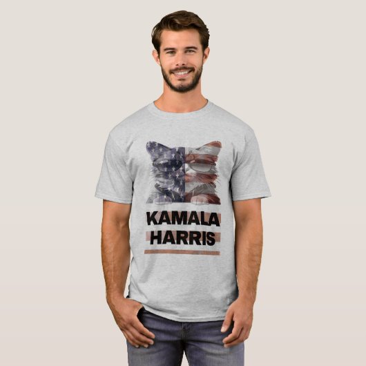Kamala Harris. T-Shirt (Vorne ganz)