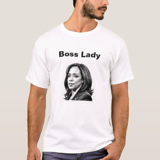 Kamala Harris - T - Shirt Boss Lady