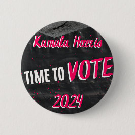 Kamala Harris Taste. Dunkel Button