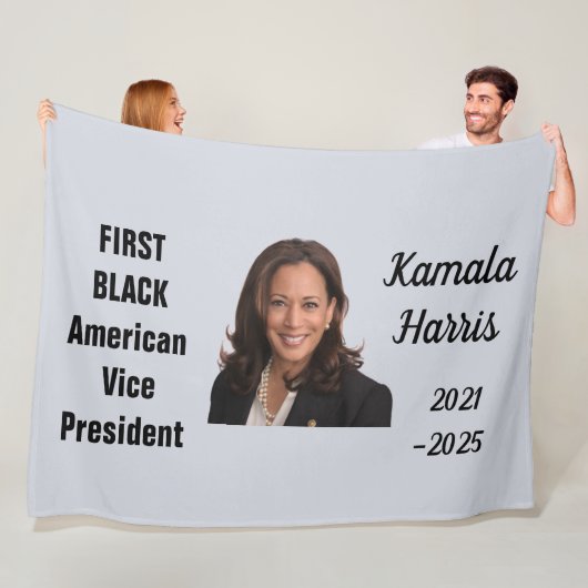 KAMALA HARRIS Throw Blanket Fleecedecke (Beispiel)