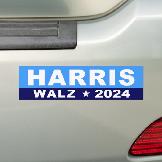 Kamala Harris Tim Walz 2024 Autoaufkleber (Auf Auto)