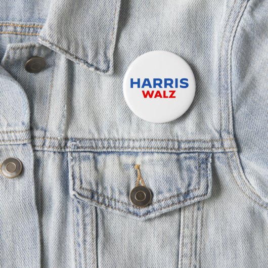 KAMALA HARRIS TIM WALZ 2024 BUTTON (Beispiel)