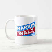 Kamala Harris Tim Walz 2024 Kaffee Kaffeetasse (Links)