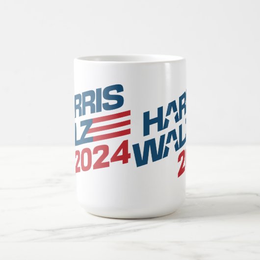 Kamala Harris Tim Walz 2024 Kaffeetasse (Mittel)