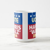 Kamala Harris Tim Walz 2024 Kaffeetasse (Mittel)