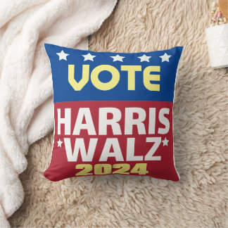 Kamala Harris Tim Walz 2024 Kissen