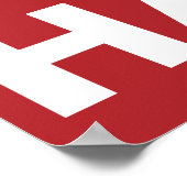 Kamala Harris Tim Walz 2024 Poster (Ecke)