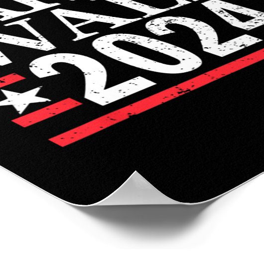 Kamala Harris Tim Walz 2024 Poster (Ecke)