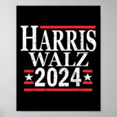 Kamala Harris Tim Walz 2024 Poster (Vorne)