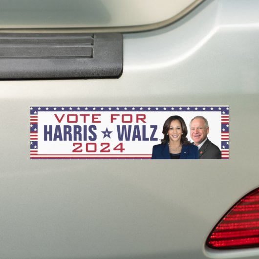 Kamala Harris Tim Walz 2024 Präsident Vice Fotos Autoaufkleber (Auf Auto)
