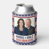 Kamala Harris Tim Walz 2024 Präsident Vice Fotos Dosenkühler (Kanne Vorderseite)