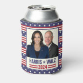Kamala Harris Tim Walz 2024 Präsident Vice Fotos Dosenkühler (Kanne Rückseite)