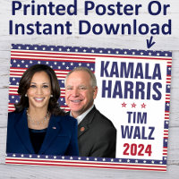 Kamala Harris Tim Walz 2024 Präsident Vice Fotos