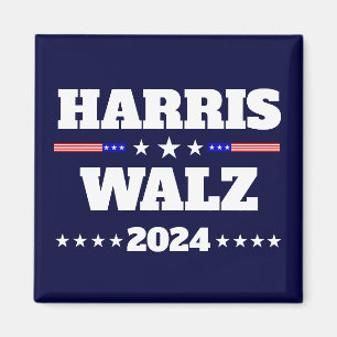 Kamala Harris Tim Walz 2024 US-Präsidentschaftskam Magnet