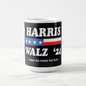 Kamala Harris/Tim Walz '24 Tasse Kaffee (Mittel)