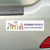 Kamala Harris Tim Walz Einheit Autoaufkleber (Auf Auto)