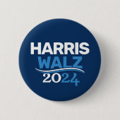 Kamala Harris Tim Walz Kampagne 2024 Präsident Button (Vorderseite)