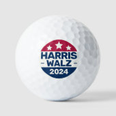 Kamala Harris Tim Walz Kampagne 2024 Präsident Golfball (Vorderseite)