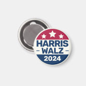 Kamala Harris Tim Walz Kampagne 2024 Präsident Magnet (Vorderseite/Rückseite)