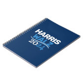 Kamala Harris Tim Walz Kampagne 2024 Präsident Notizblock (Linke Seite)