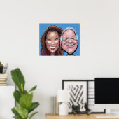 Kamala Harris Tim Walz Poster (Heimbüro)